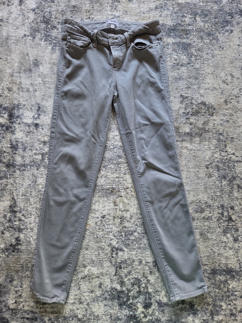 PAIGE Women's Skinny Jeans in Olive